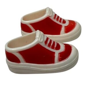 BARBIE DOLL SHOES GENERATION GIRL 1999‎ 1ST EDITION TORI RED WHITE SNEAKERS ONLY